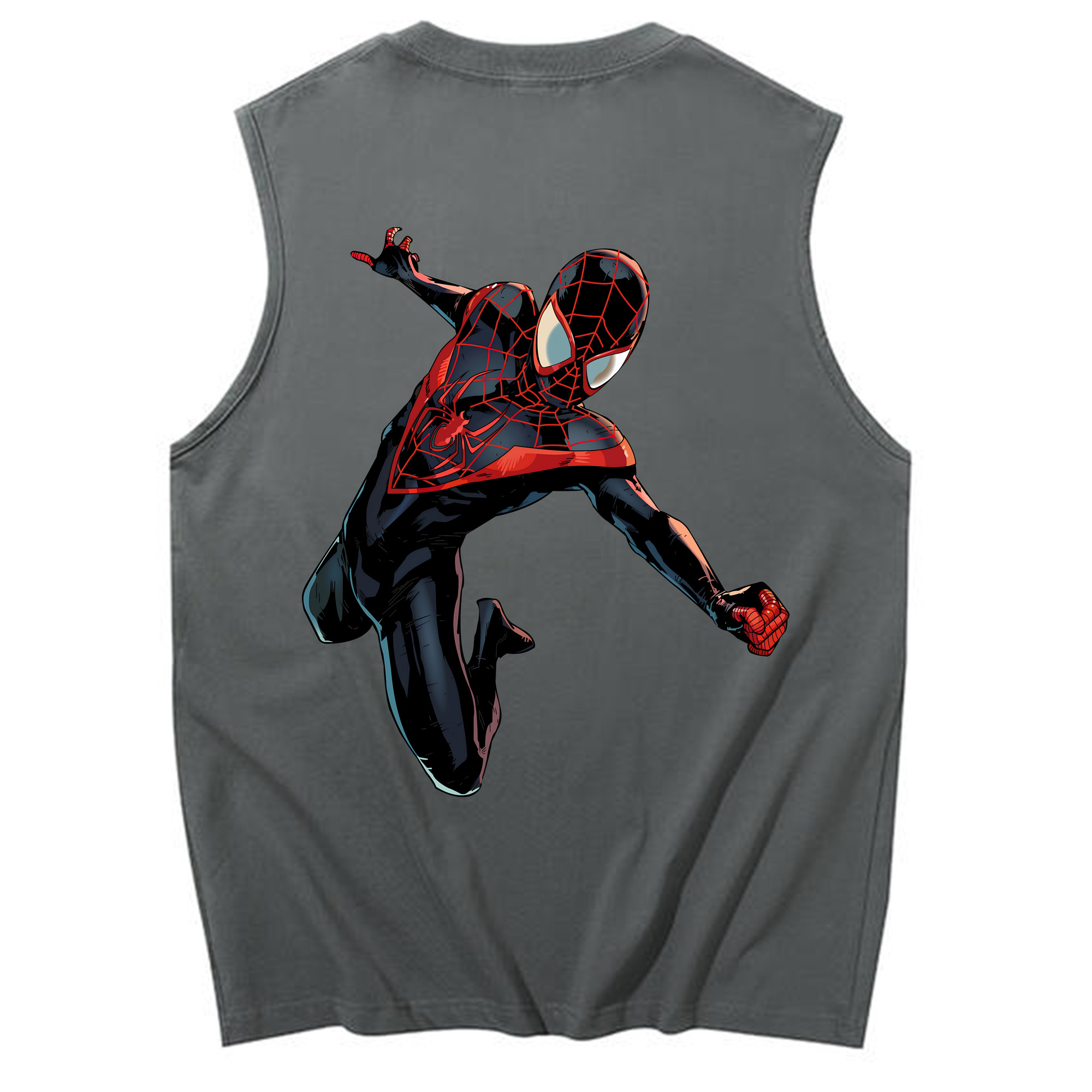 Spider Man スパイダーマン コットン100％タンクトップ（背面プリント）